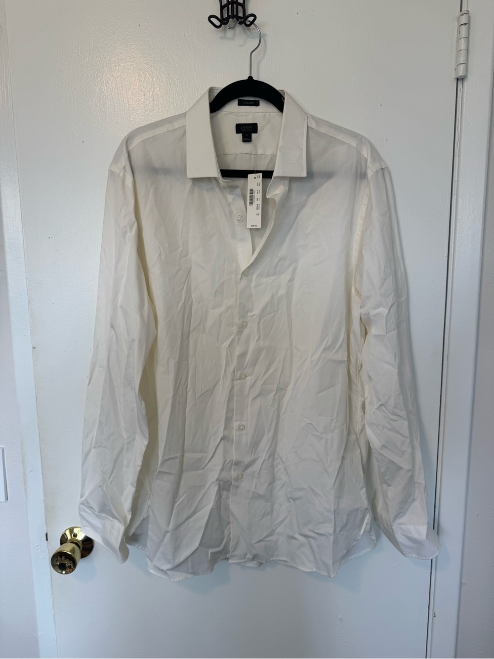 J-Crew New w/ Tags Ludlow Men’s White Dress Shirt